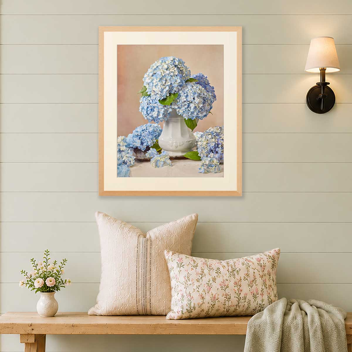 Dreaming of Something Blue | Hydrangea Wall Art Print