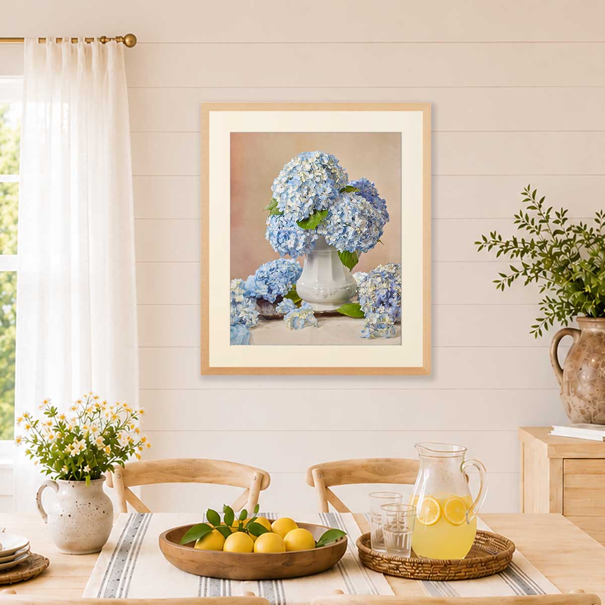 Dreaming of Something Blue | Hydrangea Wall Art Print