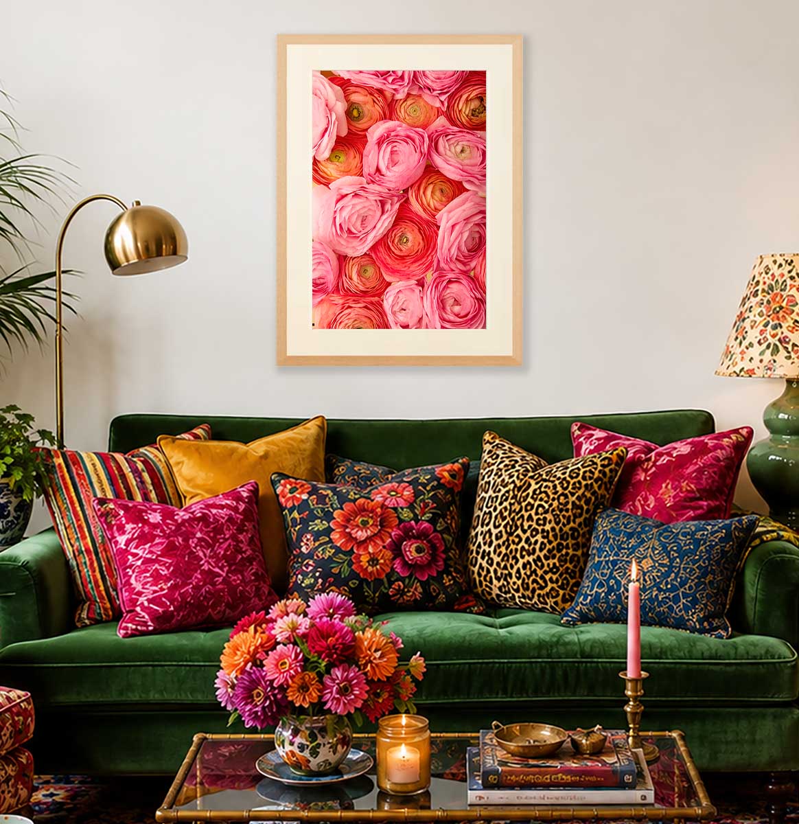 Layers of Love | Ranunculus Wall Art Print