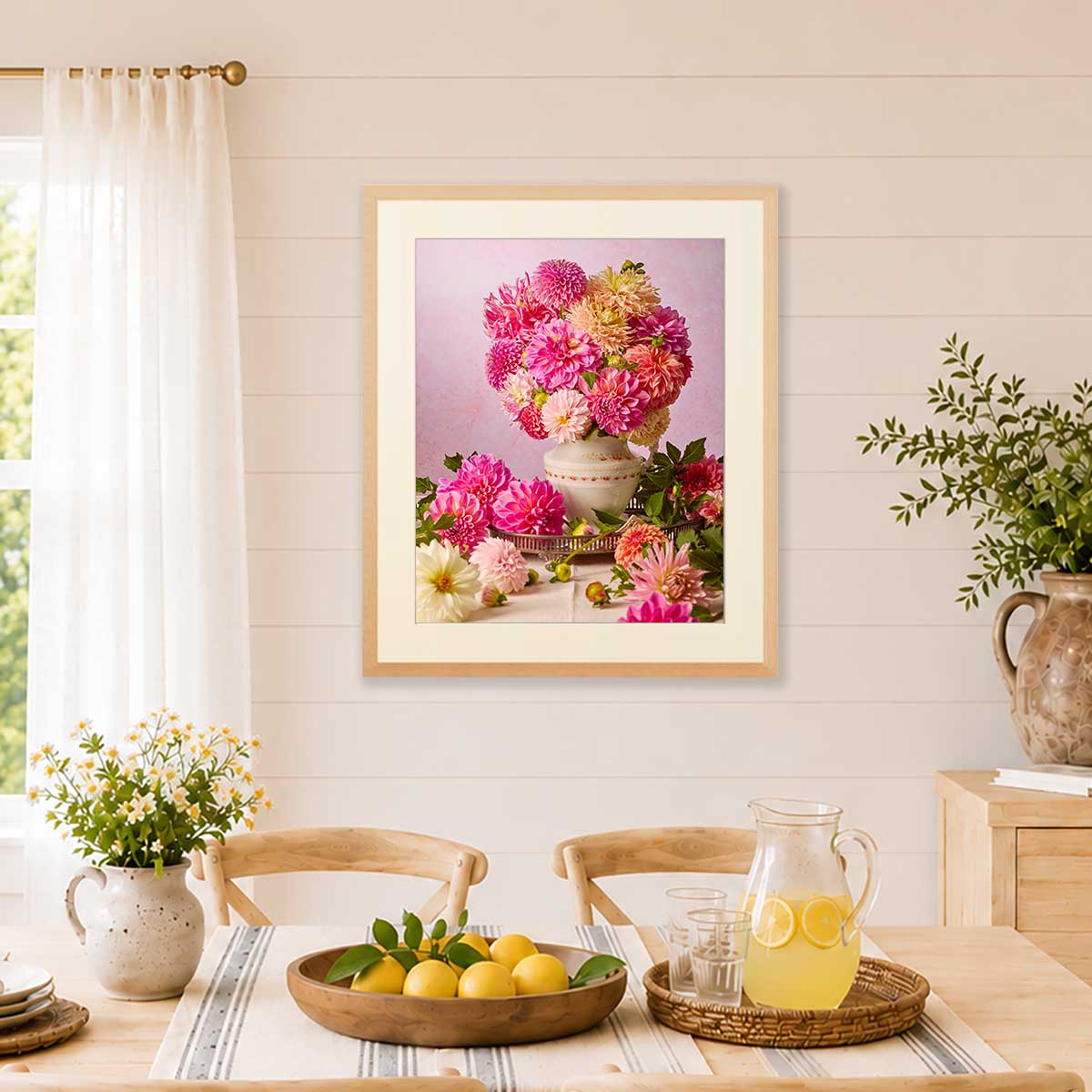 Summer Afternoon | Dahlia Wall Art Print