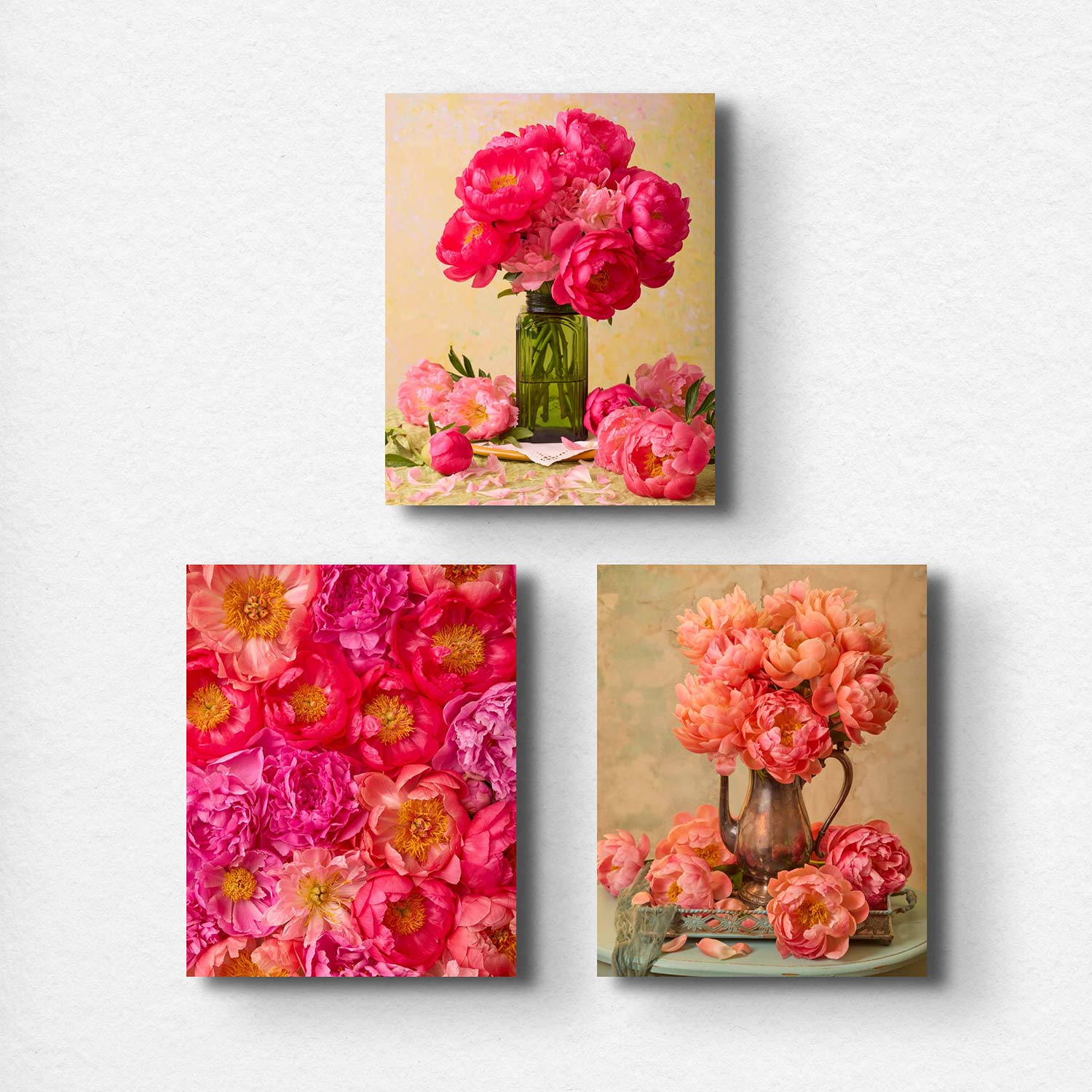 Peony Obsession - 3 Piece Art Set