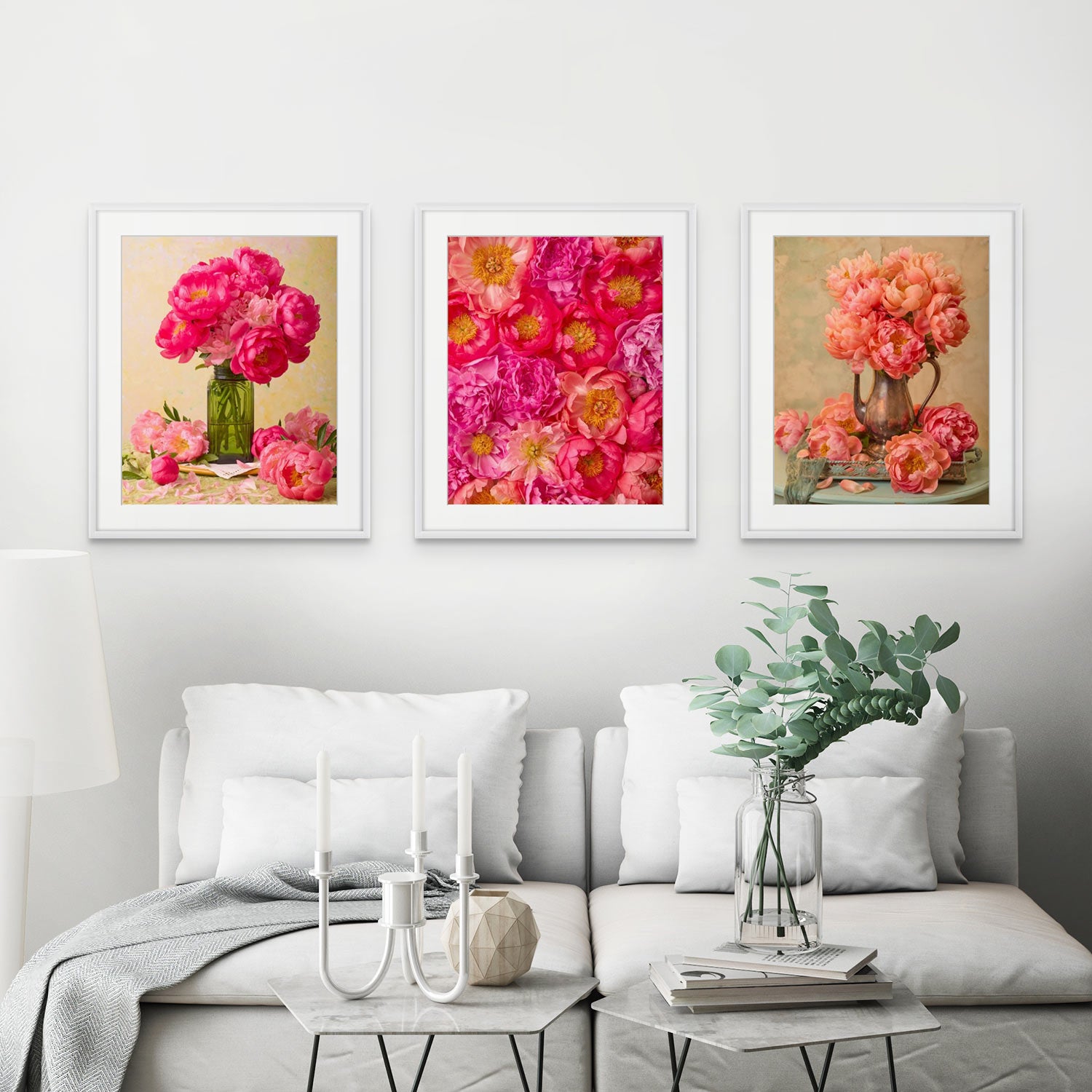 Peony Obsession - 3 Piece Art Set