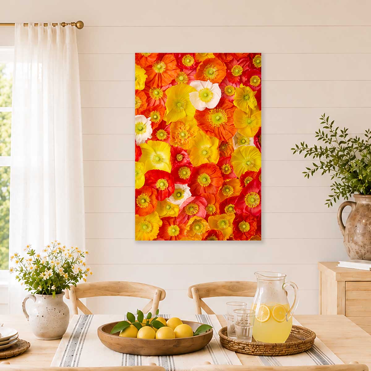 Glowing Fields Of Poppies | Wall Art Canvas