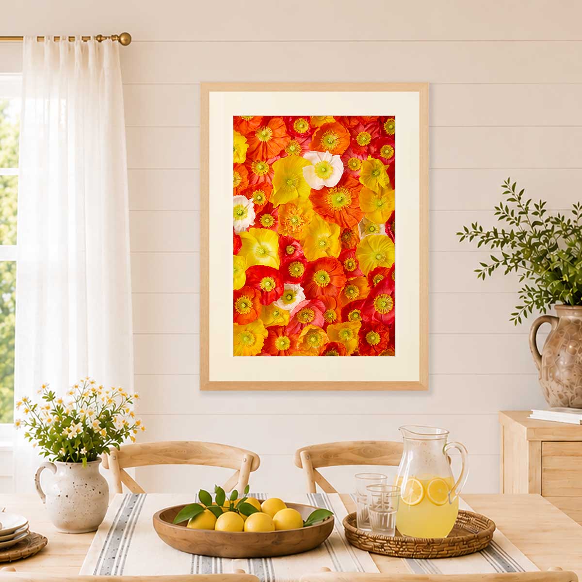 Glowing Fields Of Poppies | Wall Art Print
