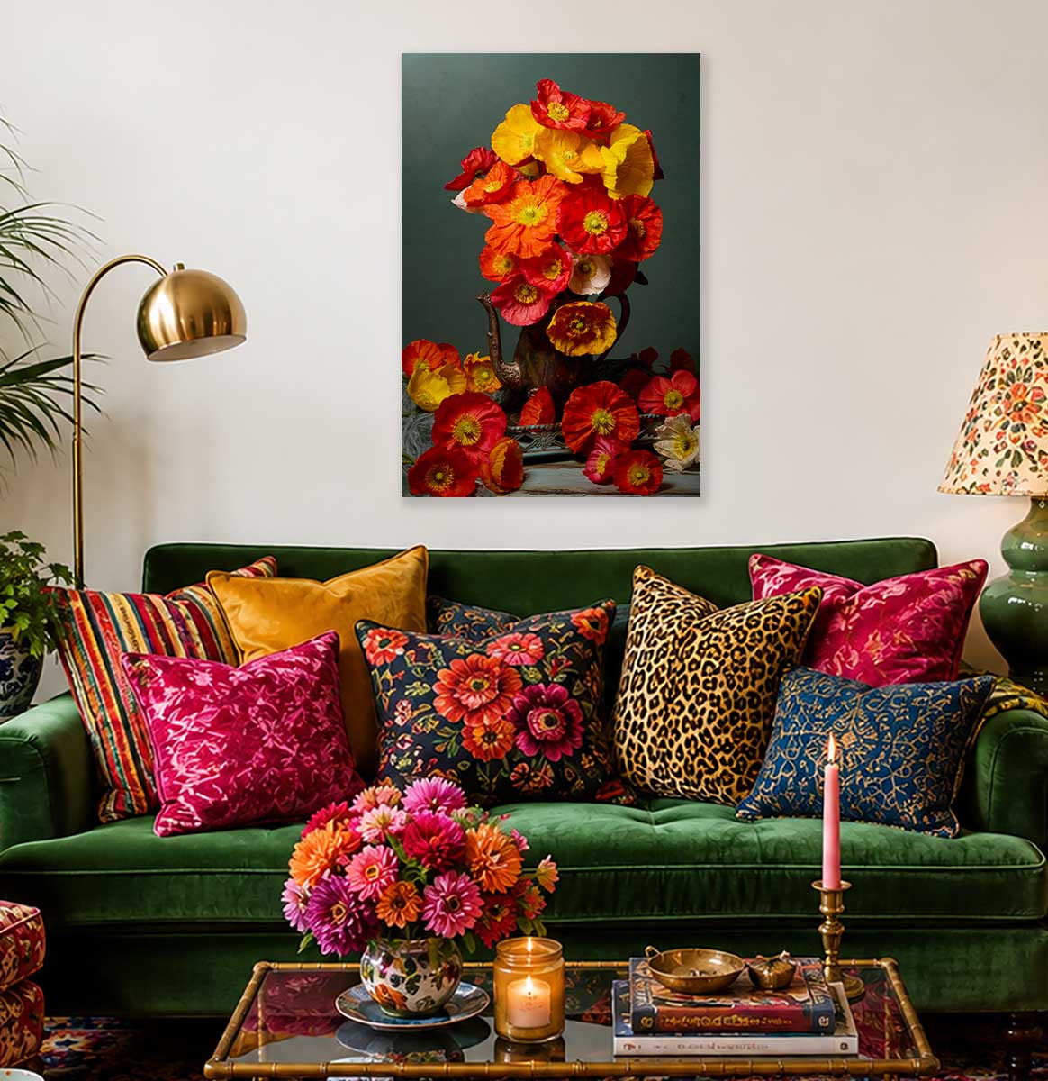 Poppy Luminance | Wall Art Canvas
