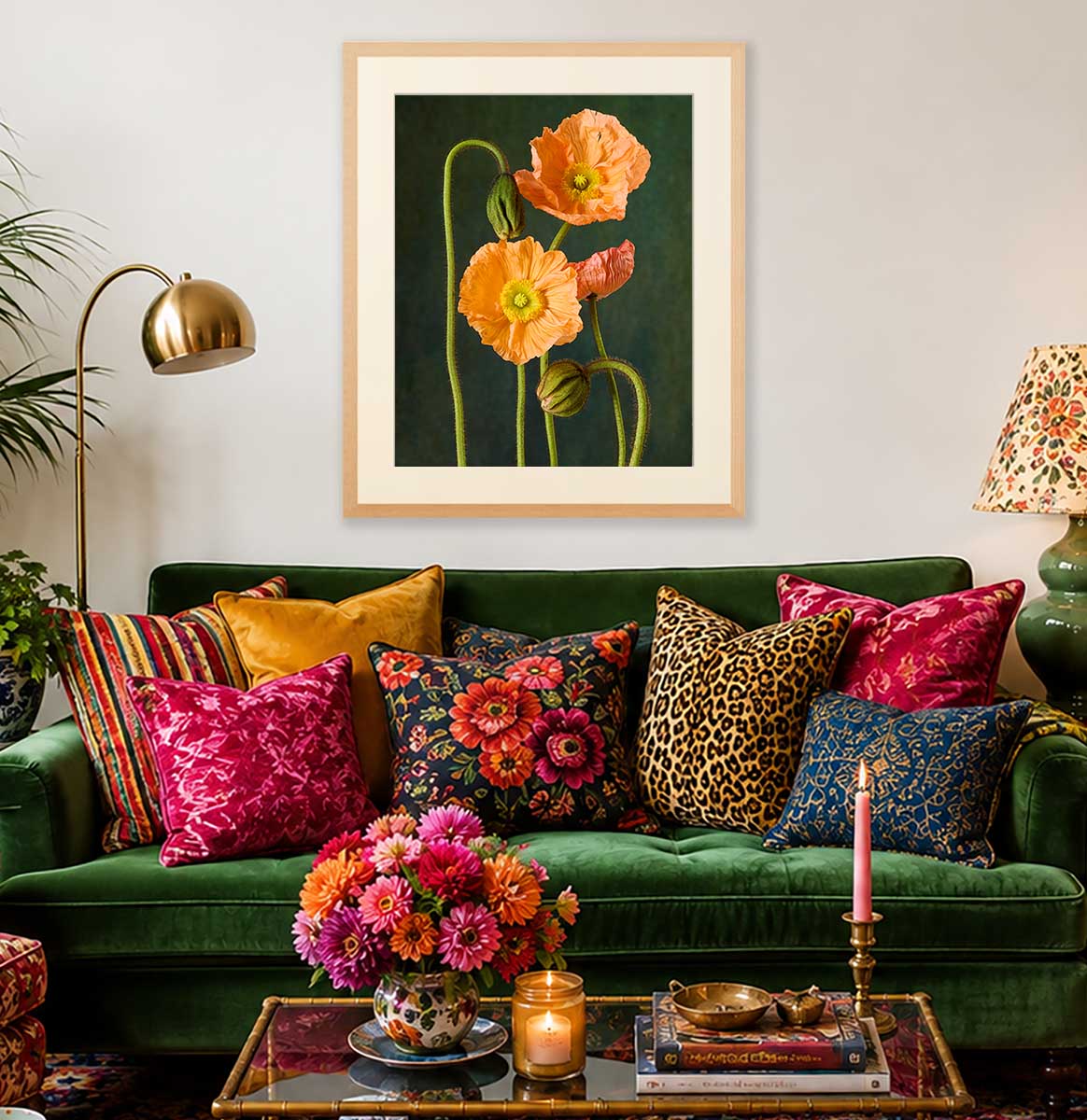 The Poppy Sisters | Wall Art Print