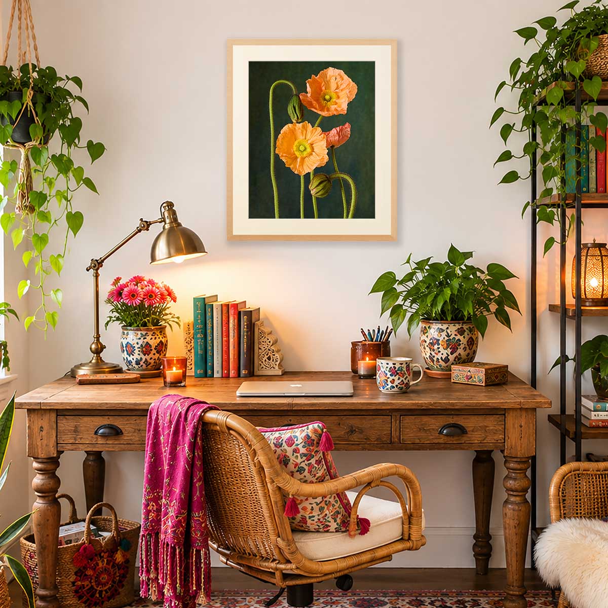 The Poppy Sisters | Wall Art Print