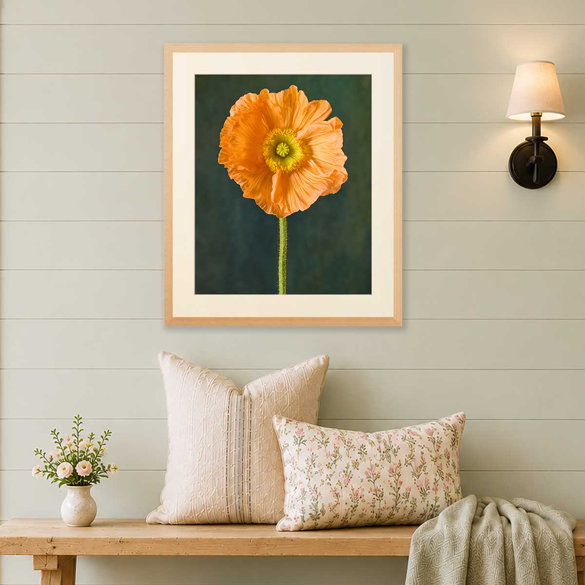 The Tuscan Poppy | Wall Art Print