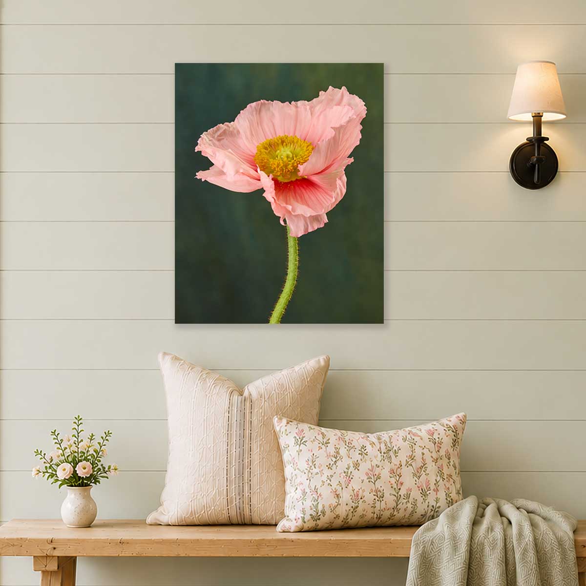 The Venetian Poppy | Wall Art Canvas