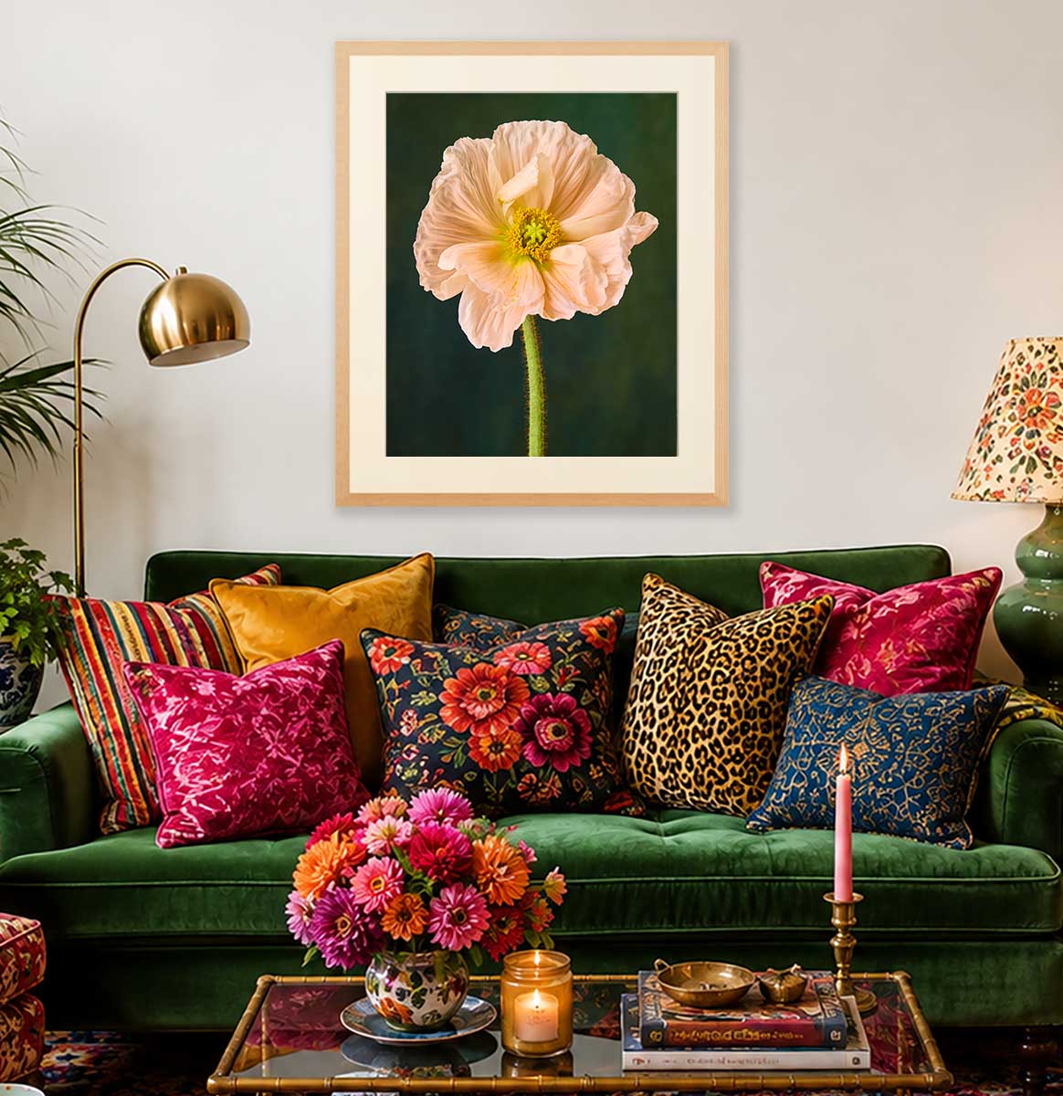 The Amalfi Poppy | Wall Art Print