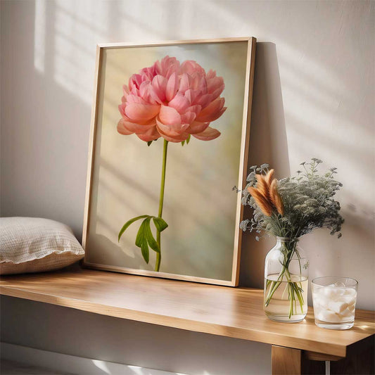 Coral Charm Peony Portrait 2