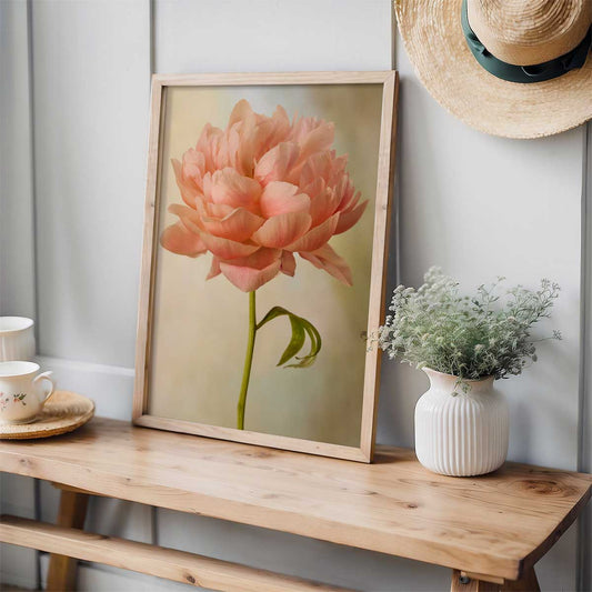 Coral Charm Peony Portrait 5