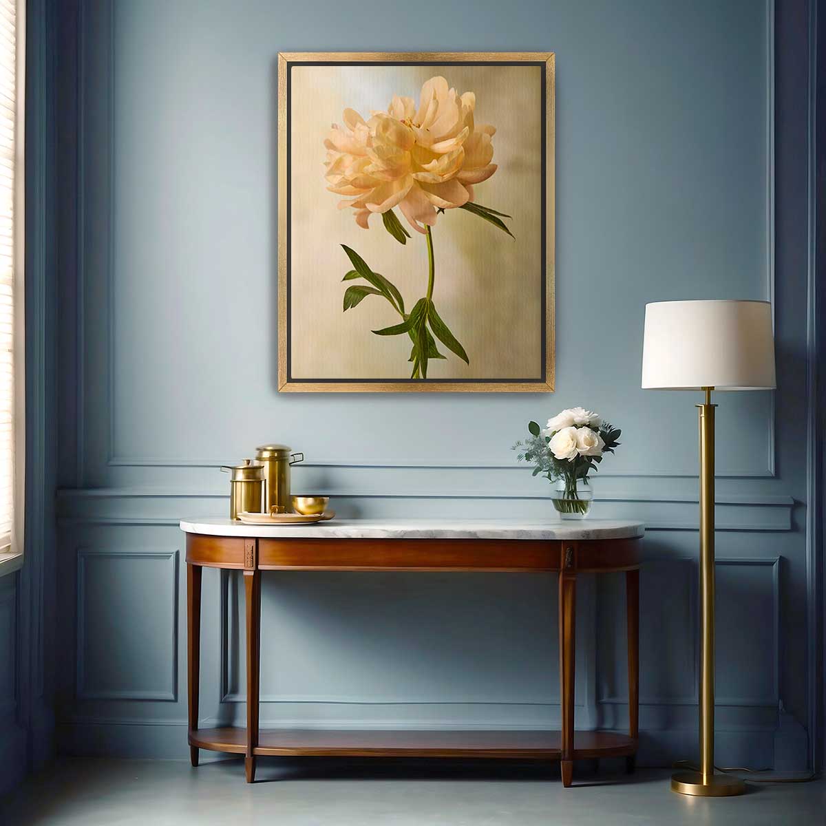 Coral Charm Peony Portrait 6