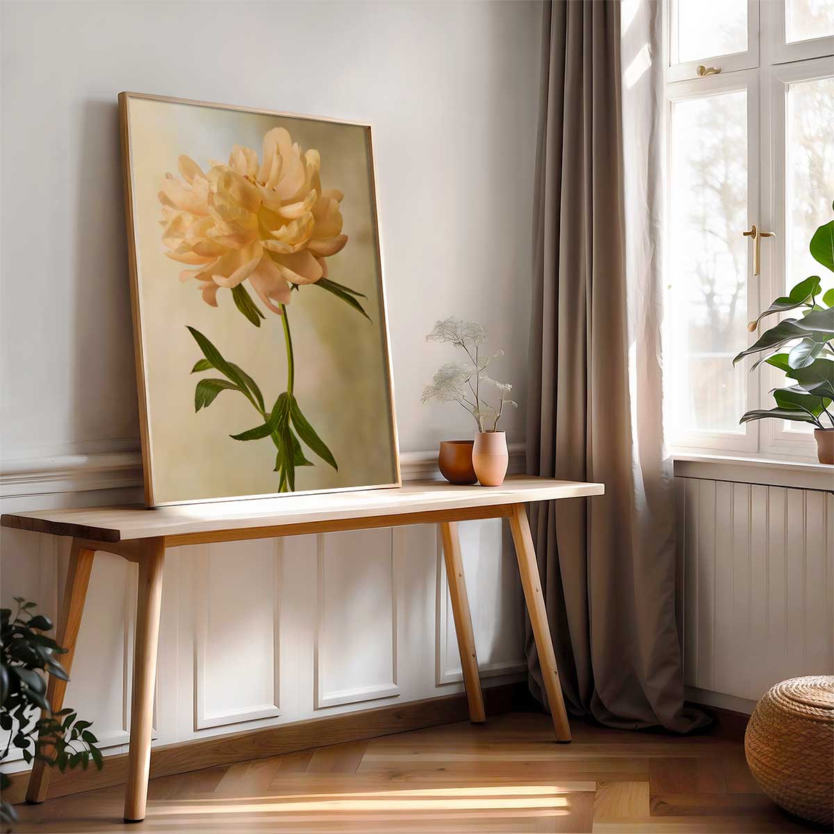 Coral Charm Peony 6 – Cream Peony Wall Art Print Finale – Christina ...