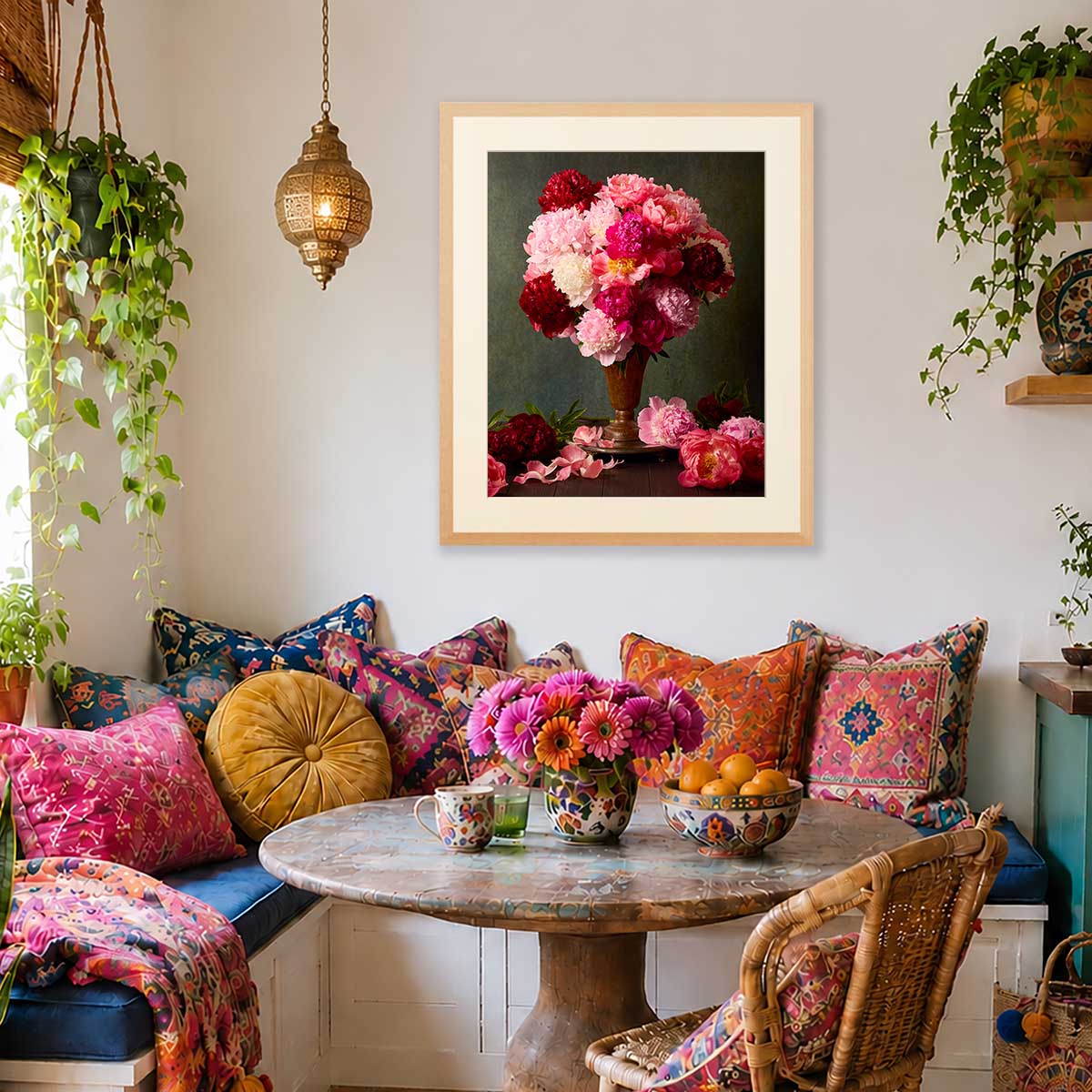 Passion In Bloom | Peony Wall Art Print