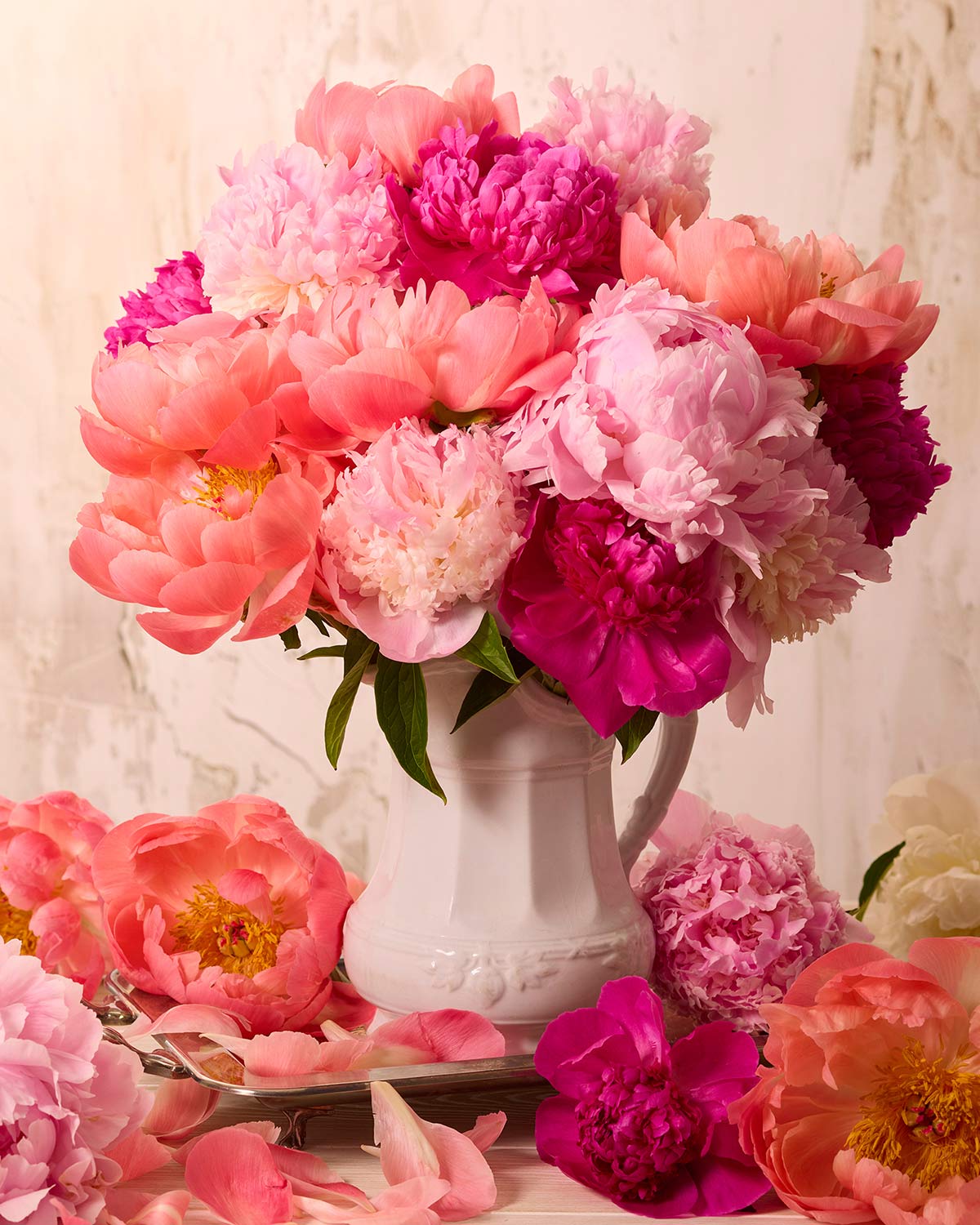 Blushing Hearts Peonies