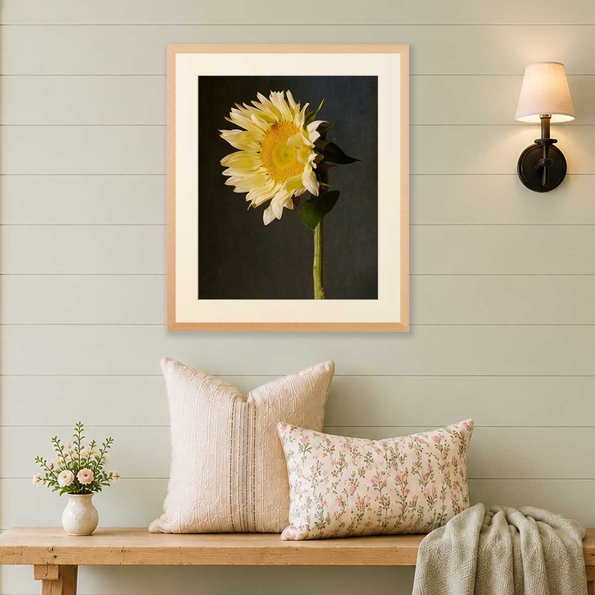 Sunny Attitude Sunflower Wall Art Print