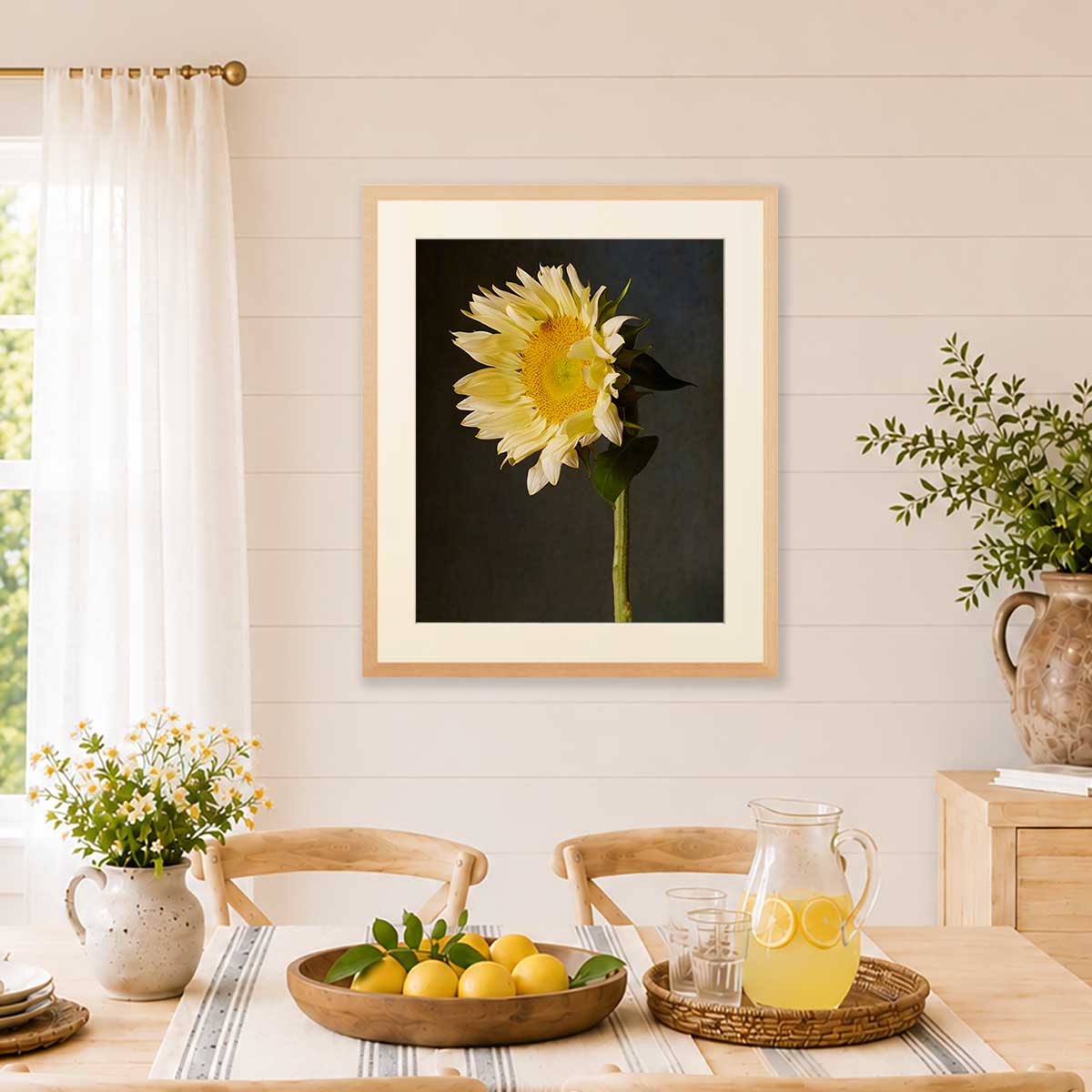 Sunny Attitude Sunflower Wall Art Print