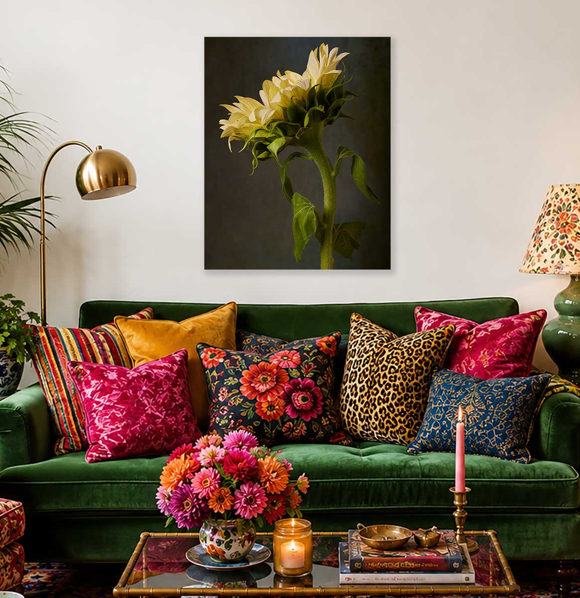 Sunny Sass Sunflower Wall Art Canvas