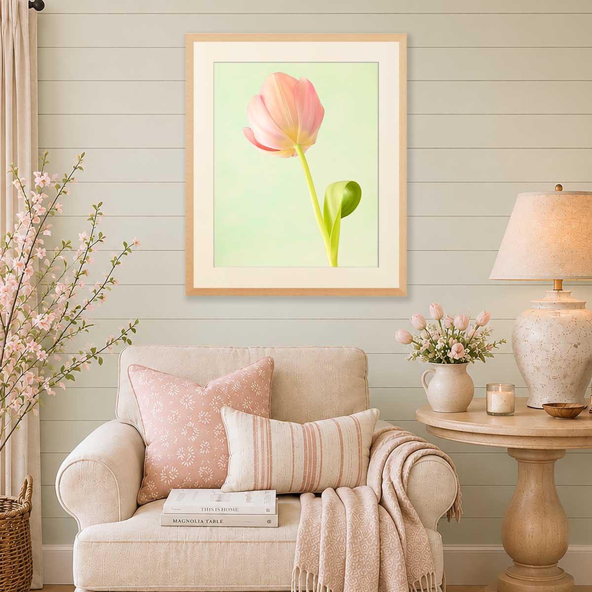 Petals Of Spring 1 Tulip Wall Art Print