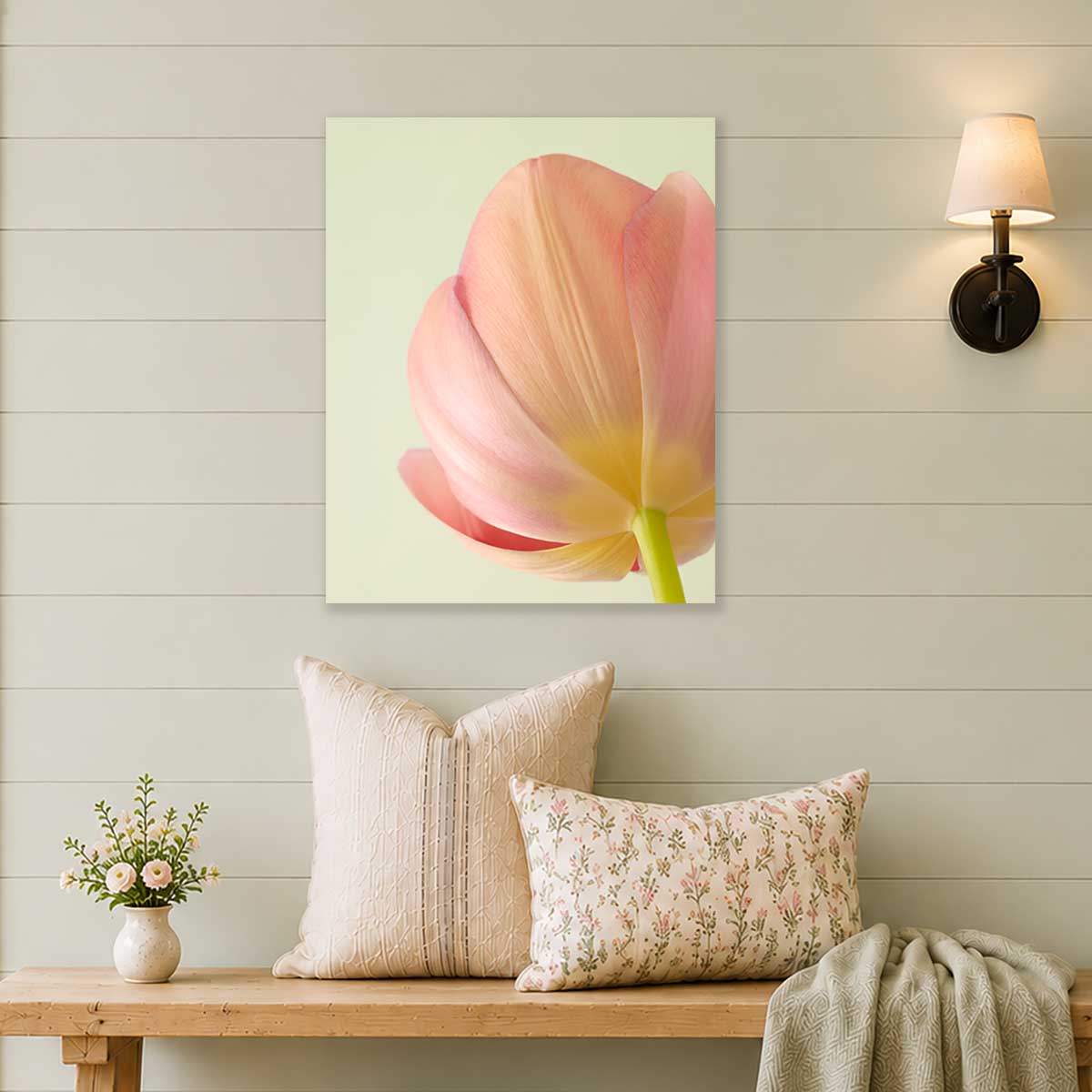 Petals Of Spring 2 Tulip Wall Art Canvas