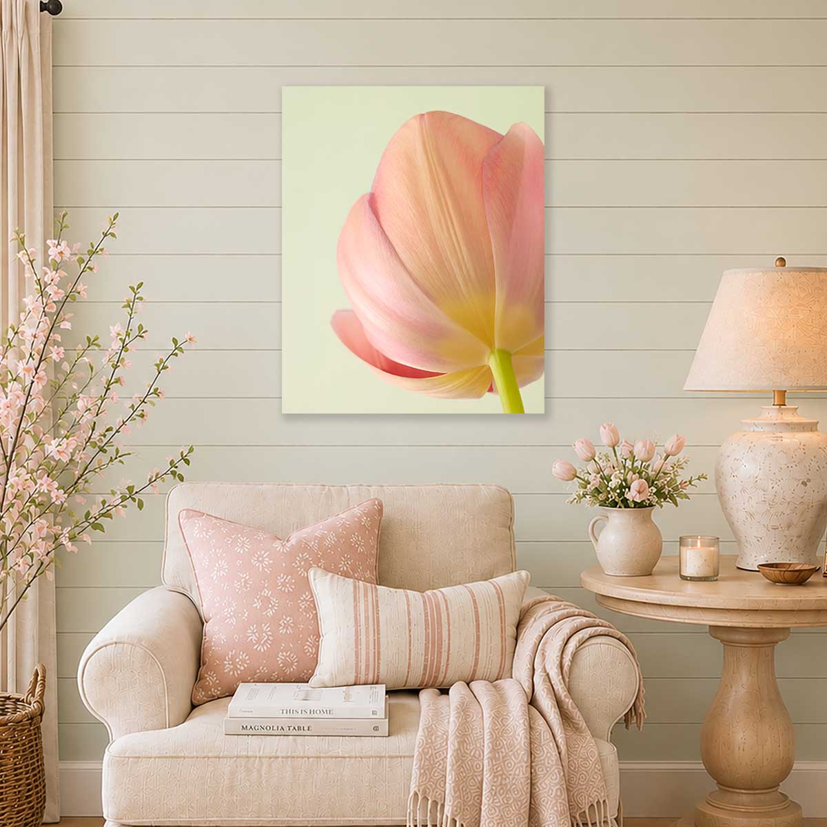 Petals Of Spring 2 Tulip Wall Art Canvas
