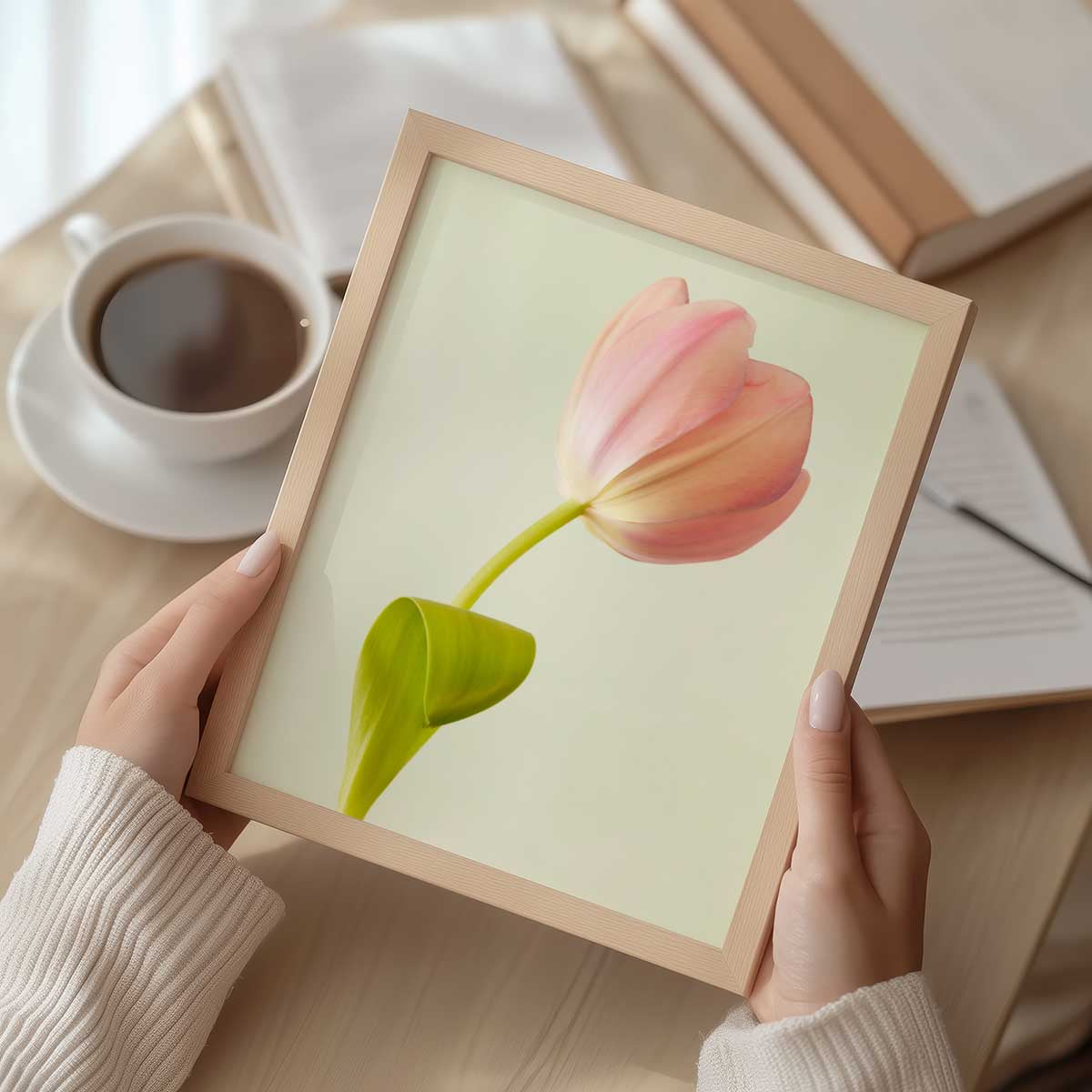 Petals Of Spring 3 Tulip Wall Art Print