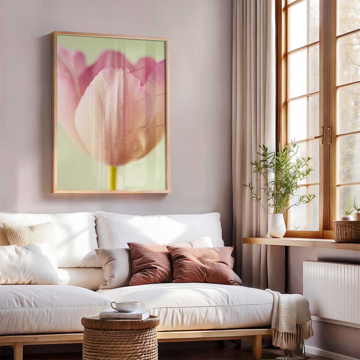 Petals Of Spring 6 Tulip Wall Art Canvas