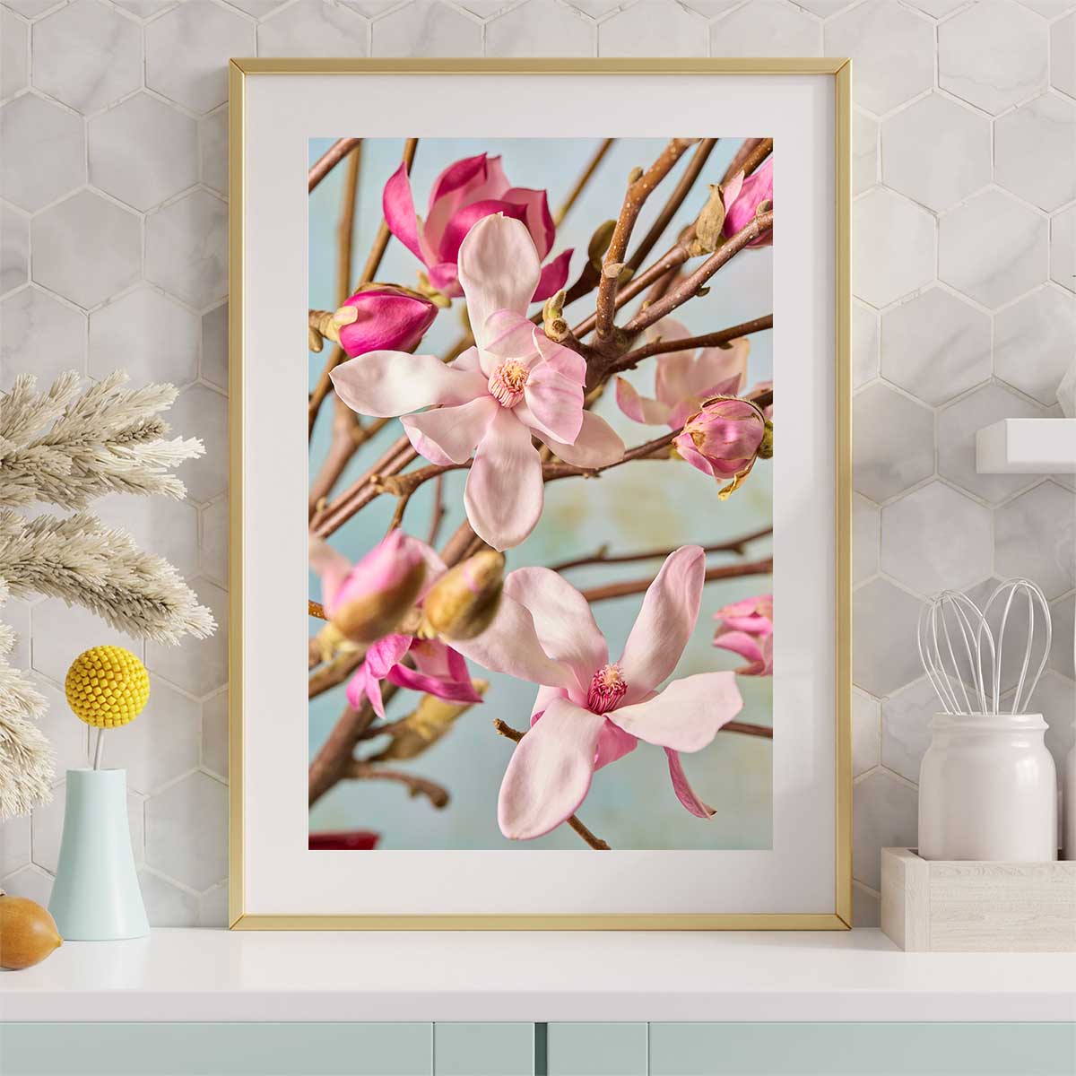Magnolia Duet Wall Art Print