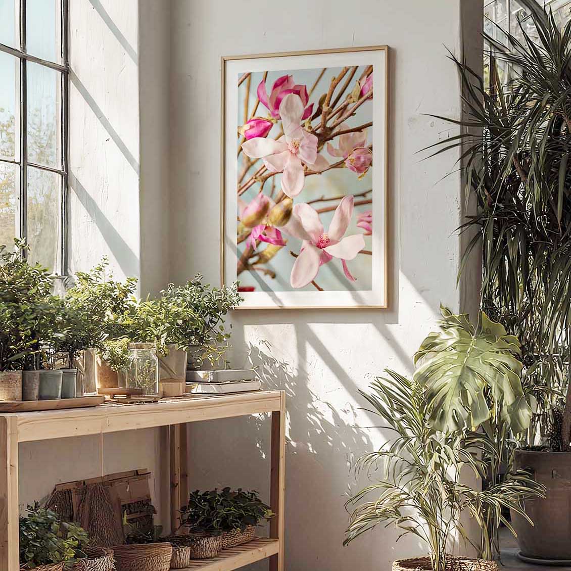Magnolia Duet Wall Art Print