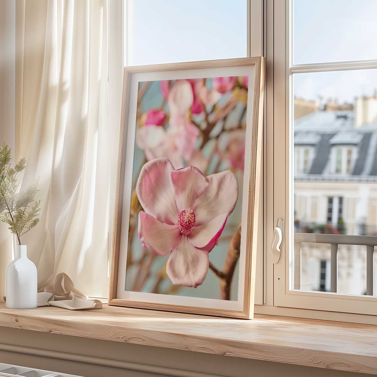 Gentle Radiance | Magnolia Wall Art Print