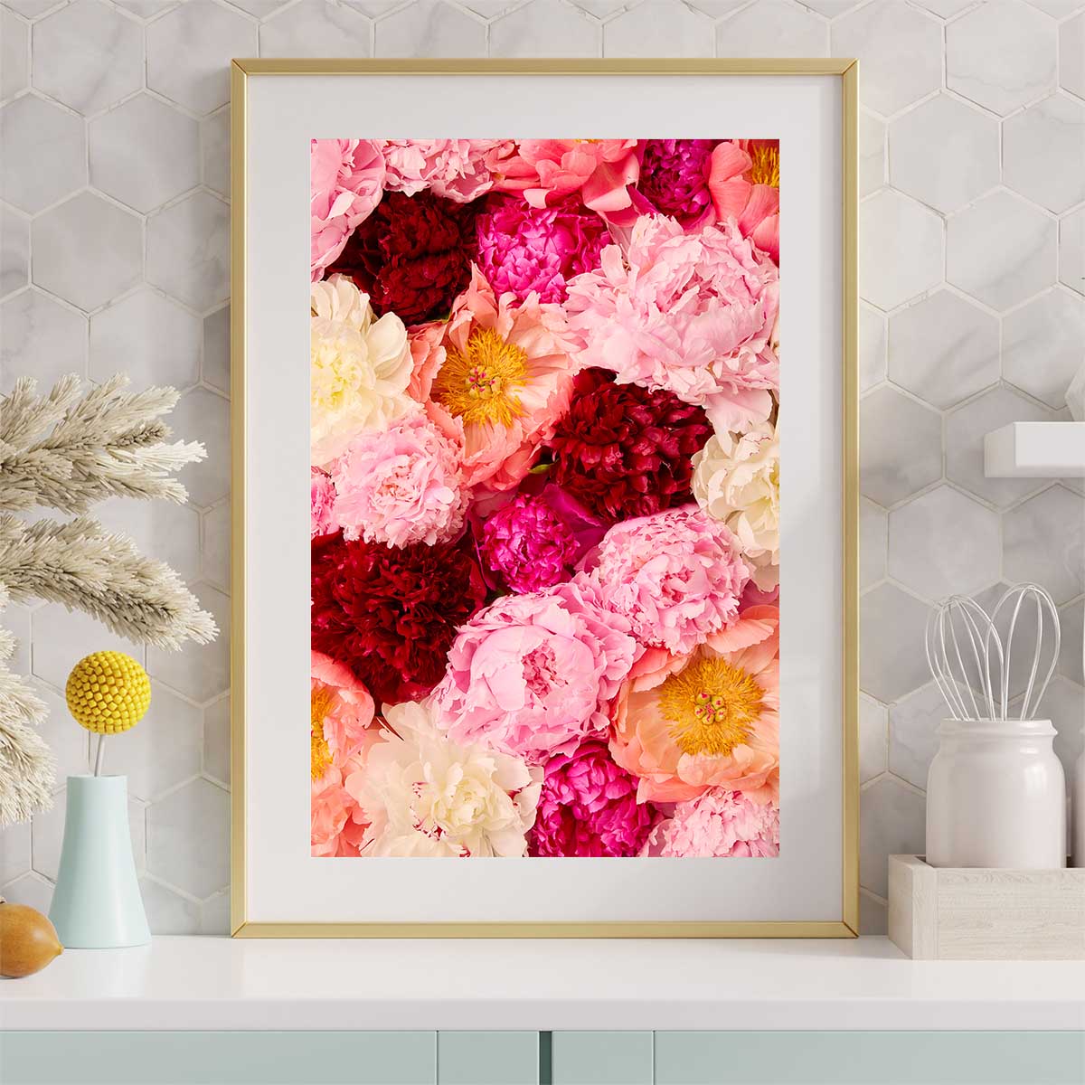 Peony Rhapsody Wall Art Print