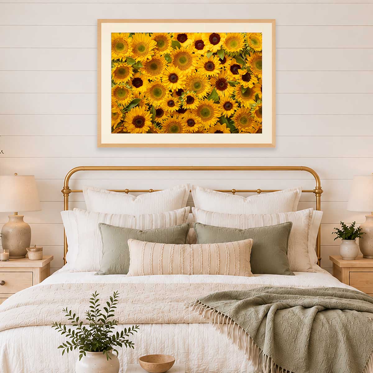 Eternal Summer - Horizontal Sunflower Floral Art Print