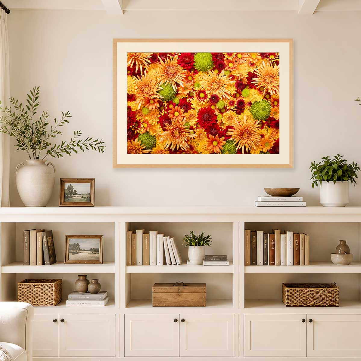 Autumn's Embrace - Horizontal Wall Art Print