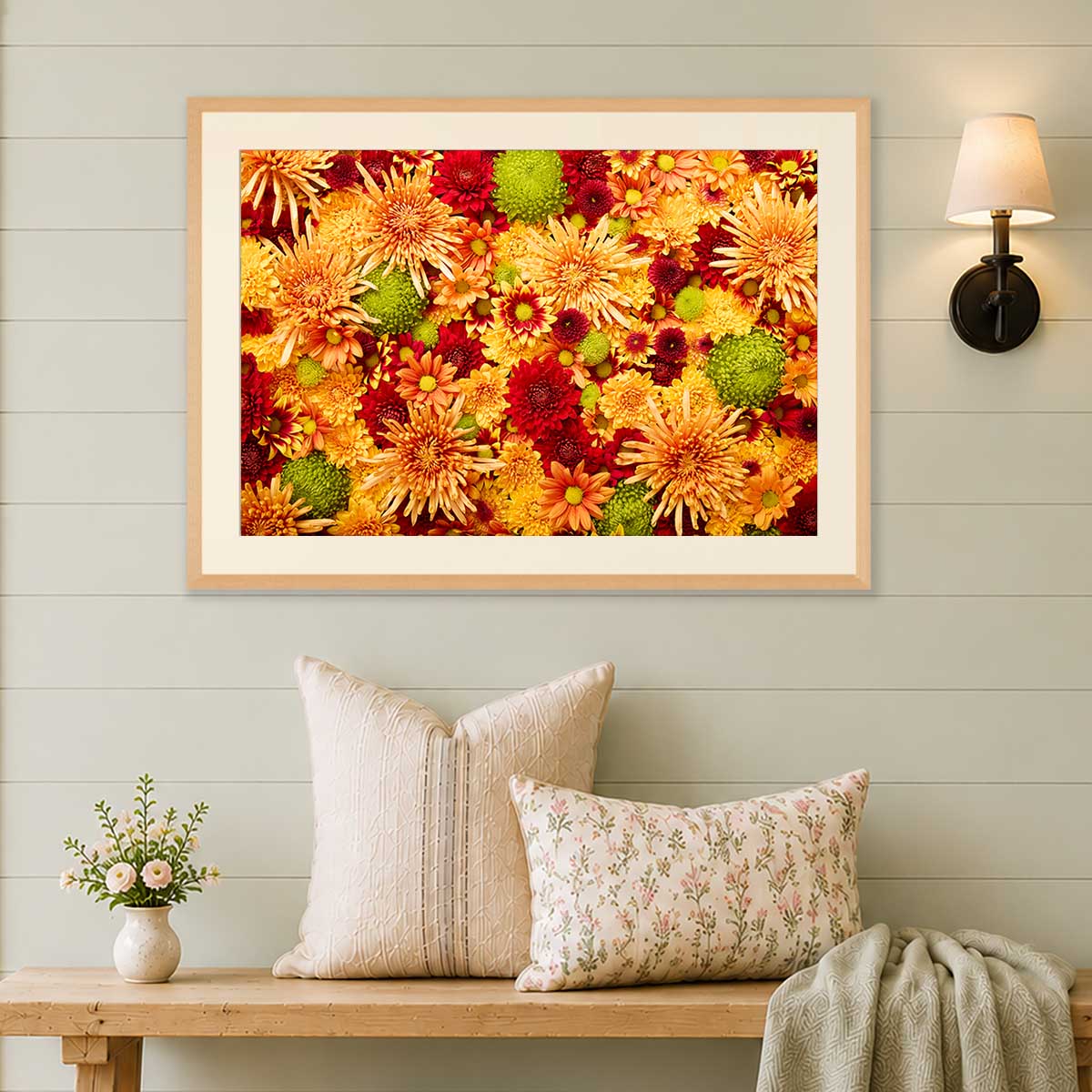 Autumn's Embrace - Horizontal Wall Art Print