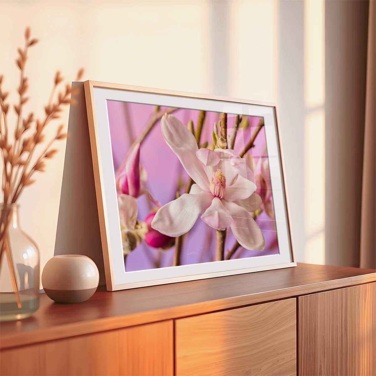 Magnolia Whisper Wall Art Print