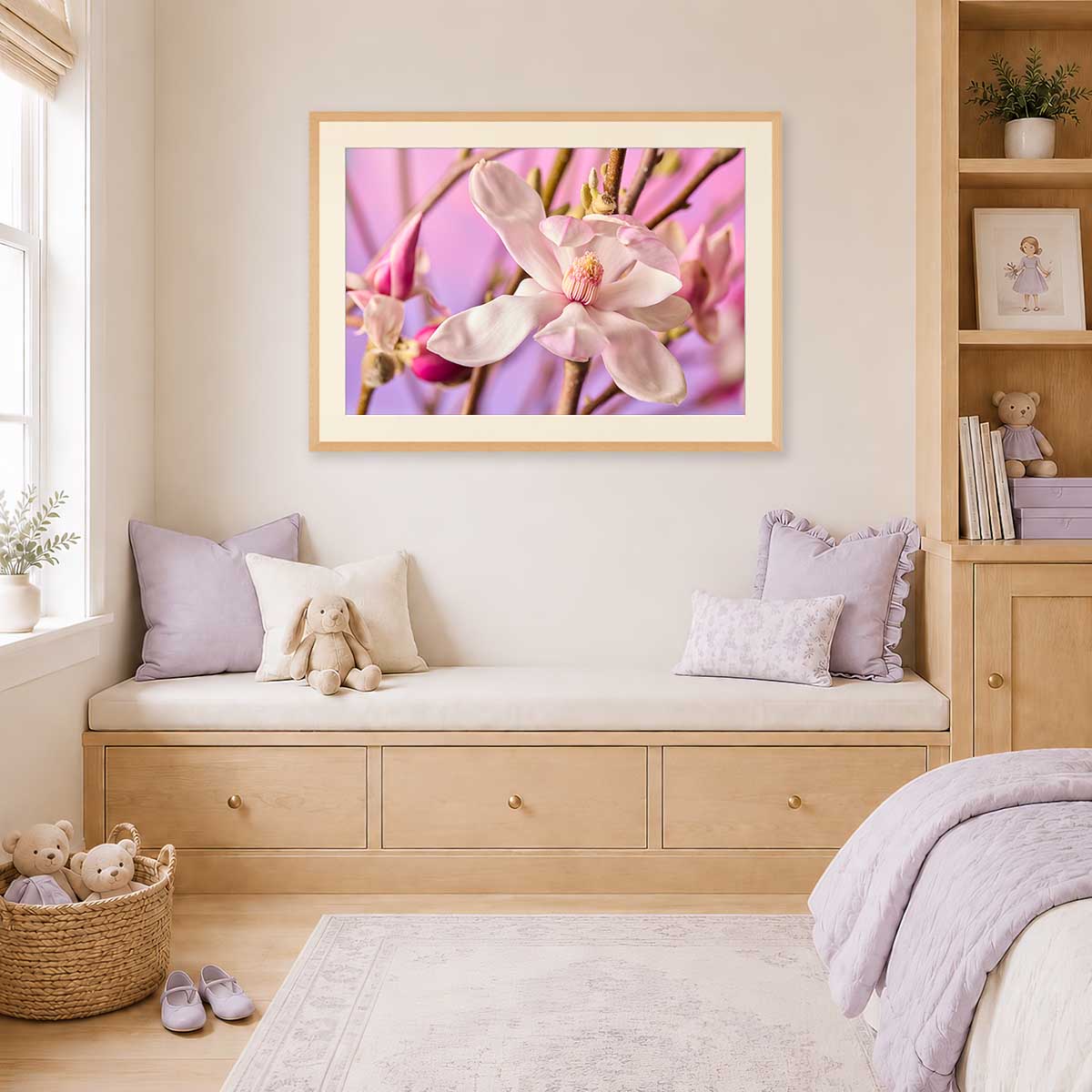 Magnolia Whisper Wall Art Print