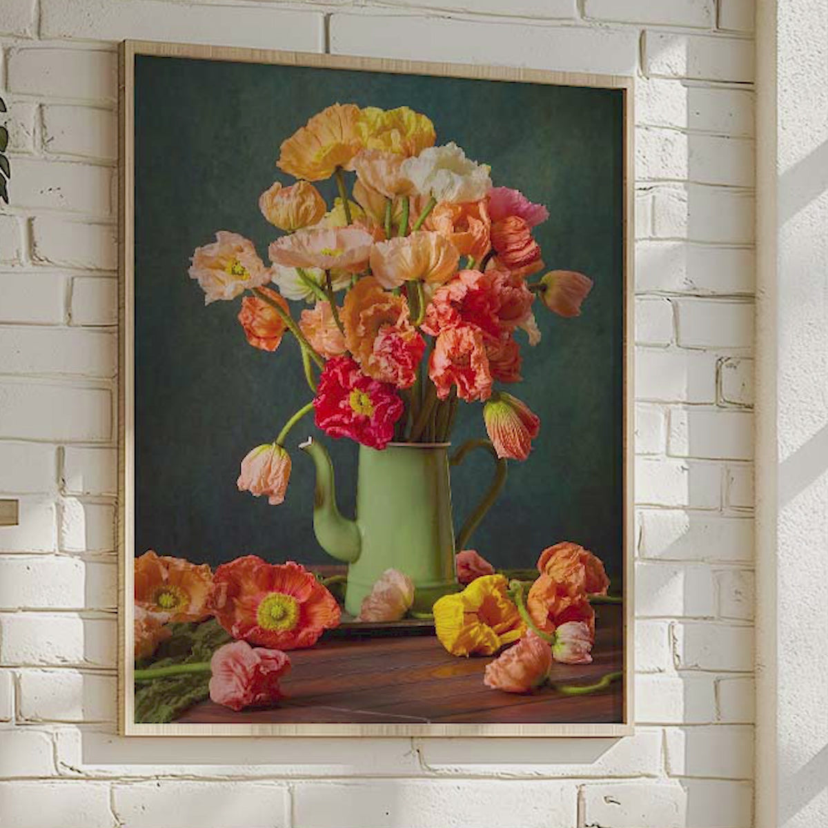 Video behind the scenes of the Poppy Passion print